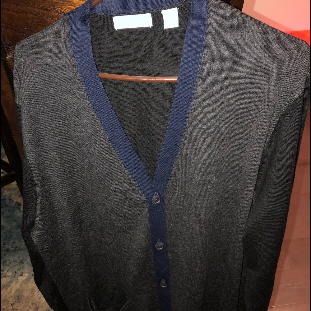lightweight button down sweater